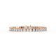 Princess Shape Diamond Bracelets in Gold