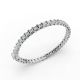 Princess Shape Diamond Bracelets in Gold