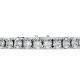 Oval Shape Diamond Bracelets in Gold