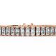 Radiant Shape Diamond Bracelets in Gold