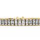 Radiant Shape Diamond Bracelets in Gold
