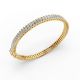 Radiant Shape Diamond Bracelets in Gold