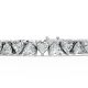 Heart Shape Diamond Bracelets in Gold