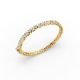 Heart Shape Diamond Bracelets in Gold