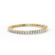 Oval Shape Diamond Bracelets in Gold