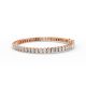 Oval Shape Diamond Bracelets in Gold