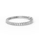 Cushion Shape Diamond Bracelets in Gold
