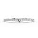 Princess Shape Diamond Bracelets in Gold