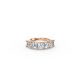 Cushion Shape Diamond Anniversary Band in Gold