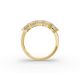 Emerald Shape Diamond Anniversary Band in Gold
