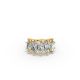 Marquise Shape Diamond Anniversary Band in Gold