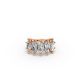 Marquise Shape Diamond Anniversary Band in Gold