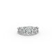 Oval Shape Diamond Anniversary Band in Gold