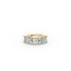 Princess Shape Diamond Anniversary Band in Gold