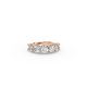 Round Shape Diamond Anniversary Band in Gold