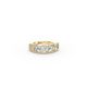 Cushion Shape Diamond Anniversary Band in Gold