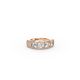 Cushion Shape Diamond Anniversary Band in Gold