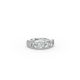 Cushion Shape Diamond Anniversary Band in Gold