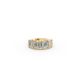 Emerald Shape Diamond Anniversary Band in Gold