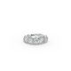 Heart Shape Diamond Anniversary Band in Gold