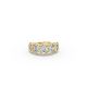 Oval Shape Diamond Anniversary Band in Gold