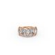 Marquise Shape Diamond Anniversary Band in Gold