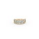 Oval Shape Diamond Anniversary Band in Gold