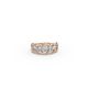 Oval Shape Diamond Anniversary Band in Gold