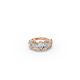 Pear Shape Diamond Anniversary Band in Gold