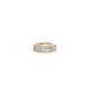 Princess Shape Diamond Anniversary Band in Gold