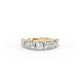 Cushion Shape Diamond Anniversary Band in Gold