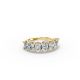 Oval Shape Diamond Anniversary Band in Gold