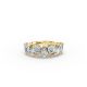Pear Shape Diamond Anniversary Band in Gold