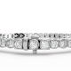 Cushion Shape Diamond Bracelets in Gold