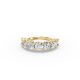 Round Shape Diamond Anniversary Band in Gold
