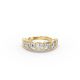 Cushion Shape Diamond Anniversary Band in Gold