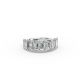Emerald Shape Diamond Anniversary Band in Gold