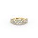 Heart Shape Diamond Anniversary Band in Gold