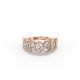 Oval Shape Diamond Anniversary Band in Gold