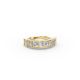 Princess Shape Diamond Anniversary Band in Gold
