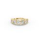 Round Shape Diamond Anniversary Band in Gold