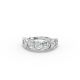 Round Shape Diamond Anniversary Band in Gold