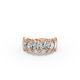 Marquise Shape Diamond Anniversary Band in Gold
