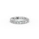 Cushion Shape Diamond Eternity Bands in Gold