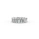 Emerald Shape Diamond Eternity Bands in Gold
