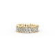 Marquise Shape Diamond Eternity Bands in Gold