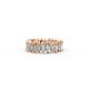 Marquise Shape Diamond Eternity Bands in Gold