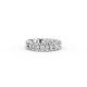 Oval Shape Diamond Eternity Bands in Gold