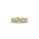 Pear Shape Diamond Eternity Bands in Gold