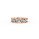 Pear Shape Diamond Eternity Bands in Gold